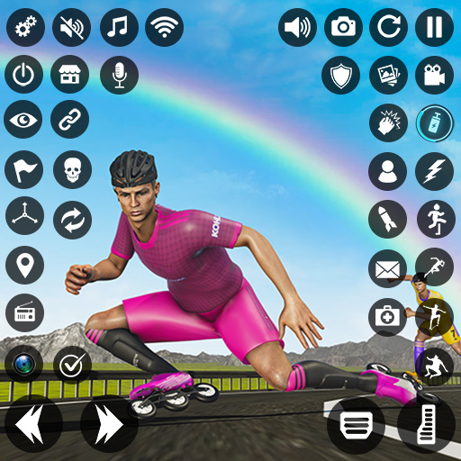 Roller Skate Stunt Racing Game आइकन