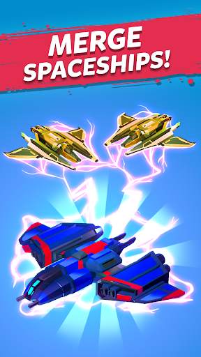 Merge Space Ships: Cyber ​​Future Fusione 3D screenshot 1
