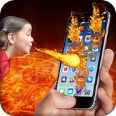 Fire on Screen Prank icon