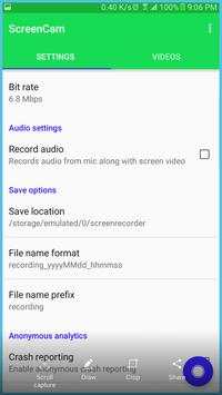 EZ Recorder 4k - DU recorder Video Editor live скриншот 2