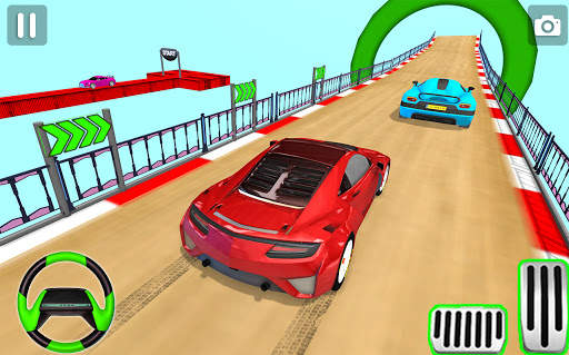 SuperHero Car Stunt Mega Ramp Car Racing screenshot 3