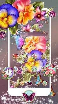 Beautiful Shiny Flower Theme screenshot 3