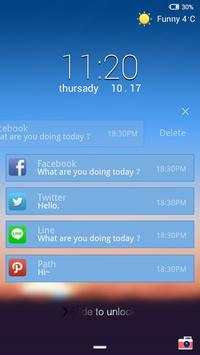 Travel Lock screen theme screenshot 3