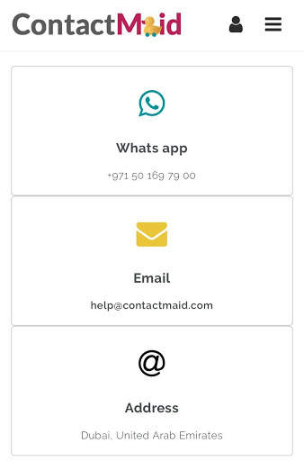 Contact Maid screenshot 2