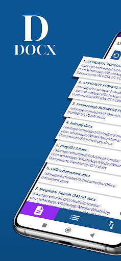 Docx Reader PDF Viewer Word screenshot 1