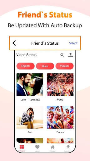 Hello Video - Indian Status Video App screenshot 4