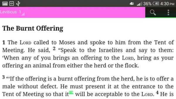 NIV BIBLE скриншот 1
