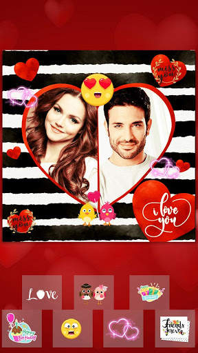 Love Collage - Love Photo Frame, couple photo suit 3 تصوير الشاشة