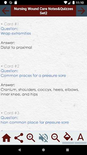 Nursing Wound Care Notes & Quizzes Exam Prep скриншот 4