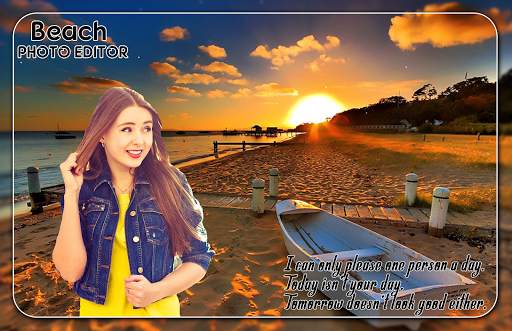 Beach Photo Editor 4 تصوير الشاشة