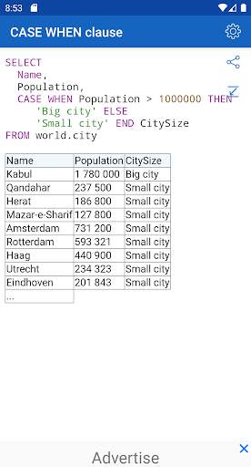SQL Free स्क्रीनशॉट 1