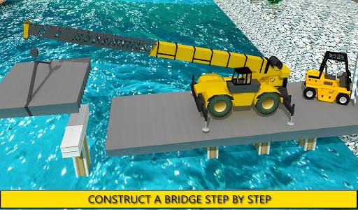 River Railroad Builder : Bridge Construction screenshot 7