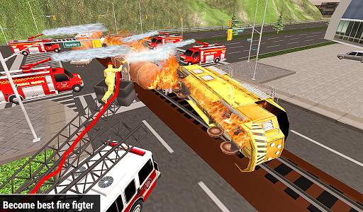 Train Fire Rescue Simulator 2019 screenshot 8
