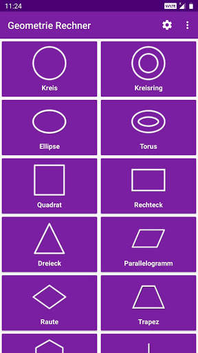Geometrie Rechner screenshot 1
