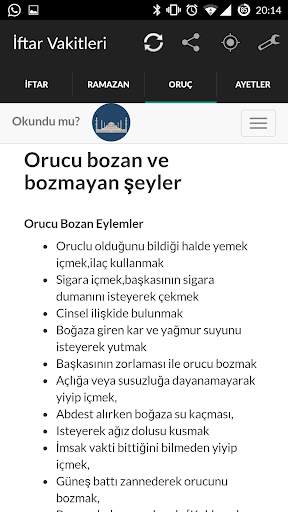 İftar ve Namaz Vakitleri скриншот 3