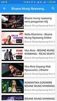 Video Musik Bisane Mung Nyawang screenshot 5