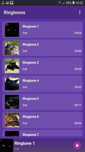 Cat - RINGTONES and WALLPAPERS screenshot 1
