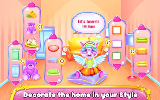 Cute Little Unicorn Caring and Dress Up screenshot 9