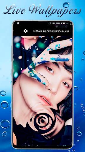 BTS Kpop Cute Teen Star Live Wallpaper screenshot 4