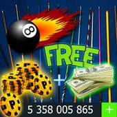 COINS and CASH For 8 Ball Pool prank 1.0