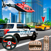Police Car Pursuit in City - Crime Racing Games 3d icon