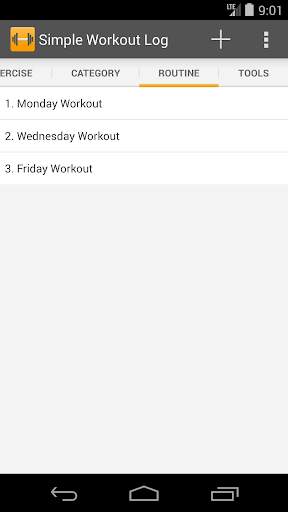 Simple Workout Log screenshot 4