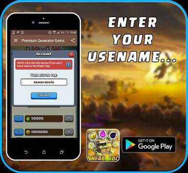 Gems 4 Clash of Clans ☠️ Prank screenshot 4