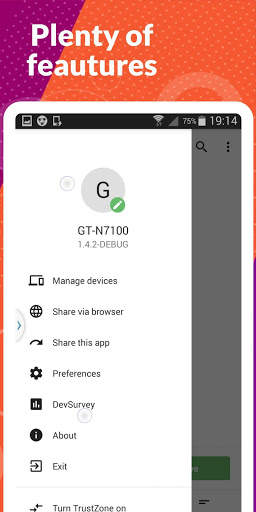 SHARED - excellent File sharing app screenshot 5