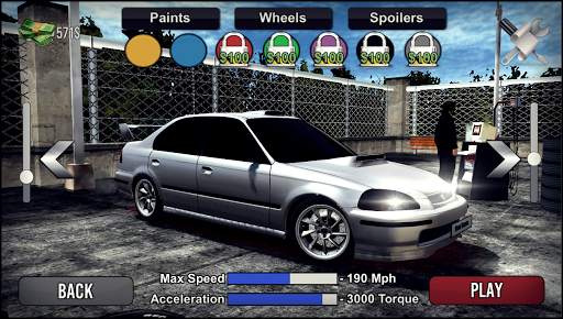 Civic Drift Driving Simulator screenshot 1