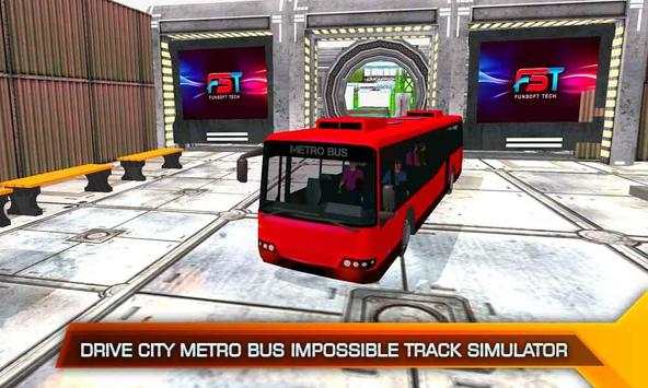 Drive City Metro Bus Impossible Track Simulator screenshot 3