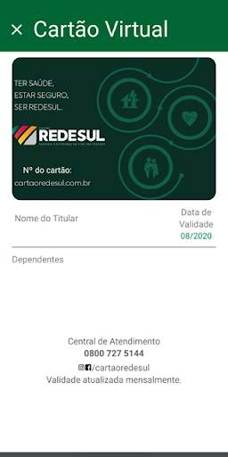 Cartão Redesul screenshot 4