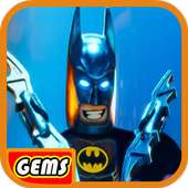 Gemstreak Lego Super Bat Heroes logo