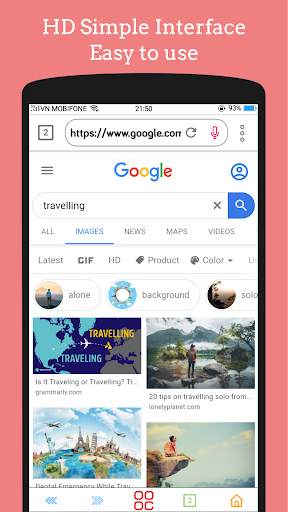 X browser pro: super fast browser - free, mini screenshot 3