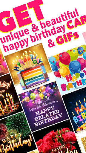 Happy Birthday Cards App screenshot 1