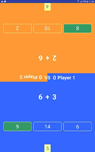 Math Duel - 2 Player Math Game screenshot 8