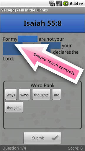 Versed (Bible verse game) screenshot 2
