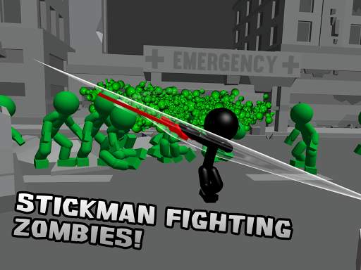 Stickman Killing Zombie 3D screenshot 8