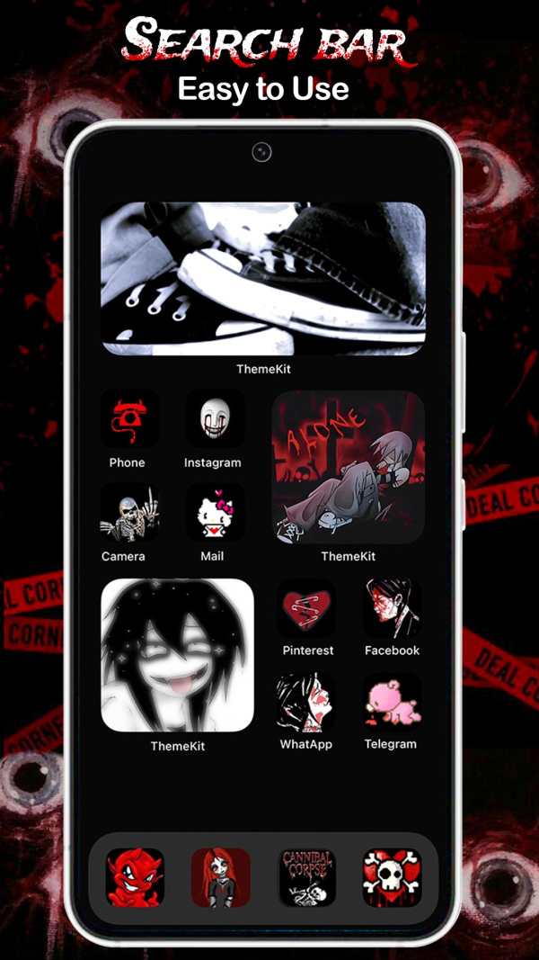 Dark Wednesday Theme Launcher screenshot 7