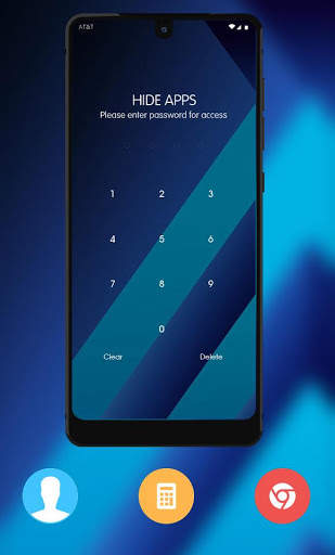 Theme for Galaxy A5 2019 HD Blue Abstract screenshot 4
