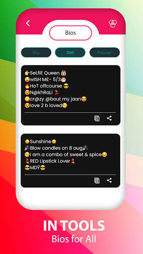 InTools - Grid,NoCrop,Bio,Caption,Hashtags screenshot 6