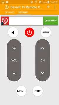 Devant Tv Remote Control screenshot 3