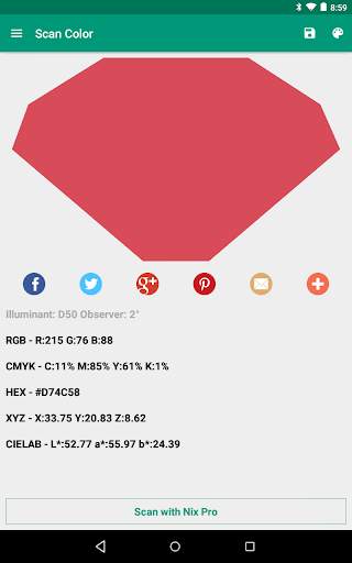 Nix Pro Color Sensor screenshot 6