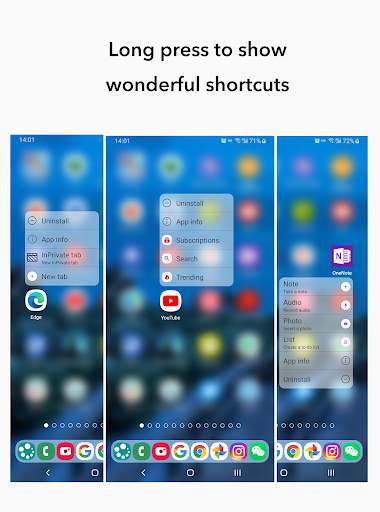 DNA Launcher : iOS14 Style & Mac Dock & DIY screenshot 2