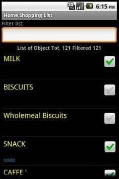 Home Shopping List screenshot 2