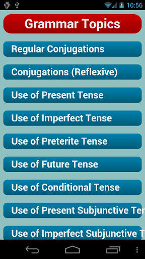 Spanish Verbs скриншот 6