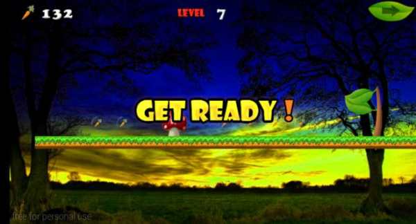 The Bunny Game-Run Run Run 2 D screenshot 1