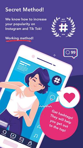 Quick Boost - Best Hashtags for Instagram & Tiktok screenshot 1