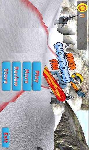 Ninja Snowboard Fan screenshot 2
