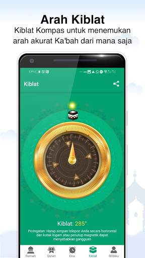 Jadwal shalat, Qur'an, azan & Kiblat Vmuslim Pro screenshot 4