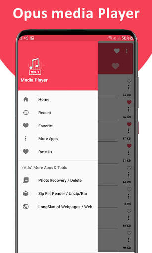 Opus Media Player screenshot 3